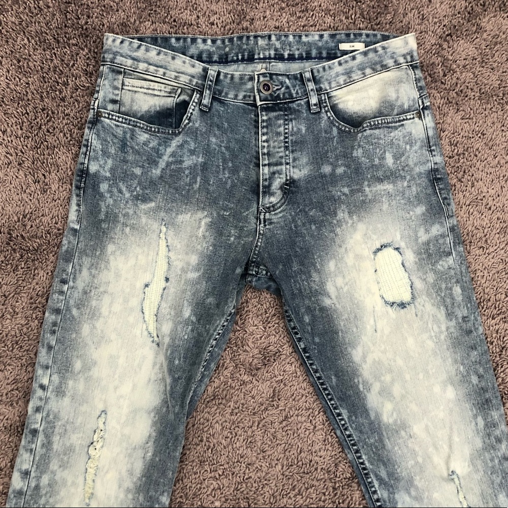 Calvin Klein men’s acid wash jeans